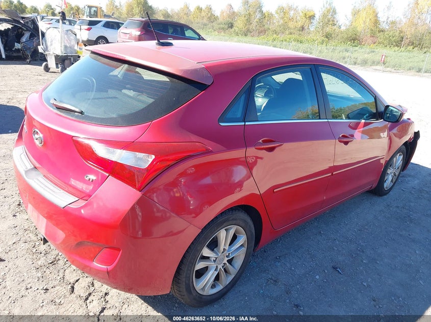 Vin: kmhd35lhxeu214724, lot: 46763721, hyundai elantra gt 20144