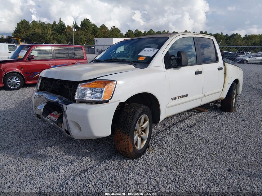 Vin: 1n6aa0ek5bn319828, lot: 46763739, nissan titan sv 20112