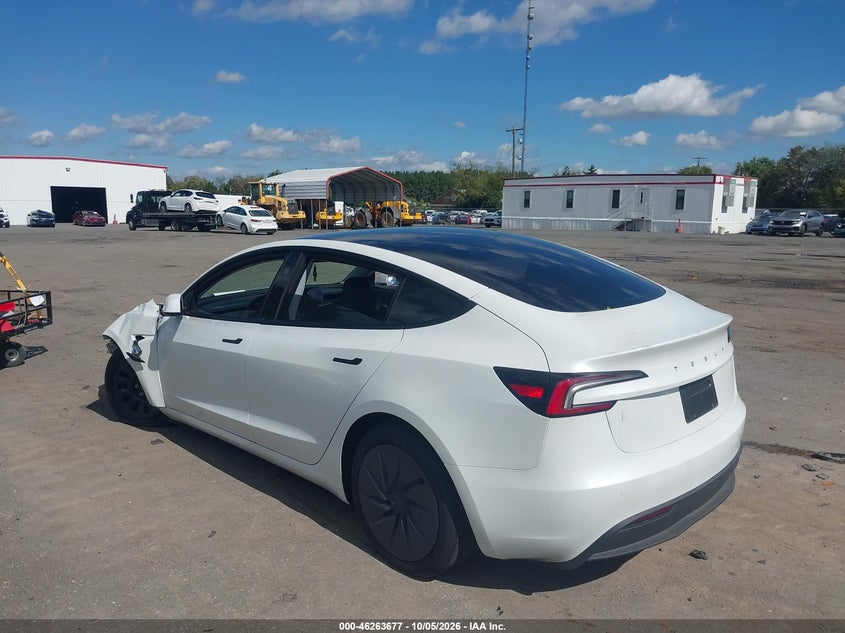 Vin: 5yj3e1ea1tf156706, lot: 46763746, tesla model 3 premium rear-wheel drive/rear-wheel drive 20263