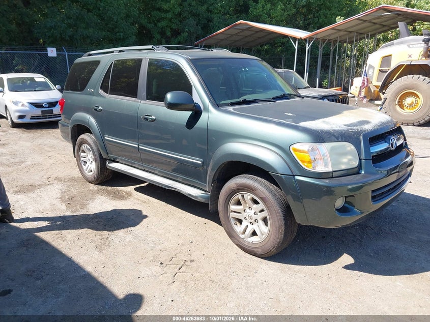 TOYOTA SEQUOIA 2006 VIN 5TDBT44A56S276738