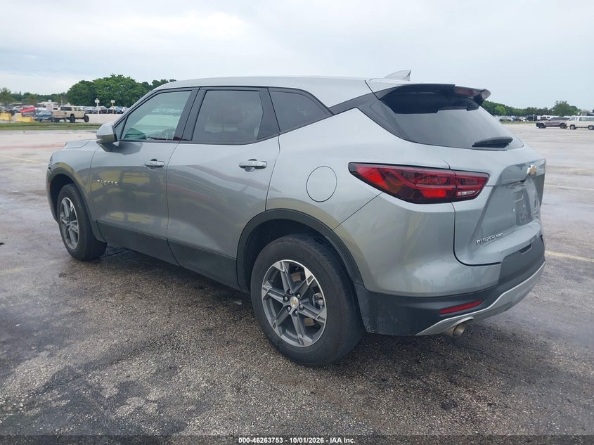 Vin: 3gnkbhr40ss185712, lot: 46763822, chevrolet blazer awd 2lt 20253