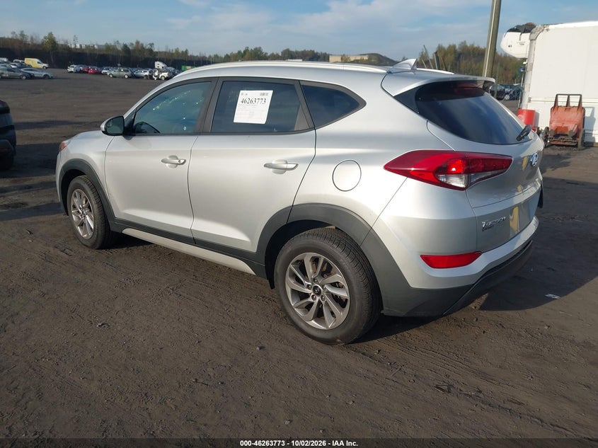 Vin: km8j3ca45ju710760, lot: 46763843, hyundai tucson sel 20183