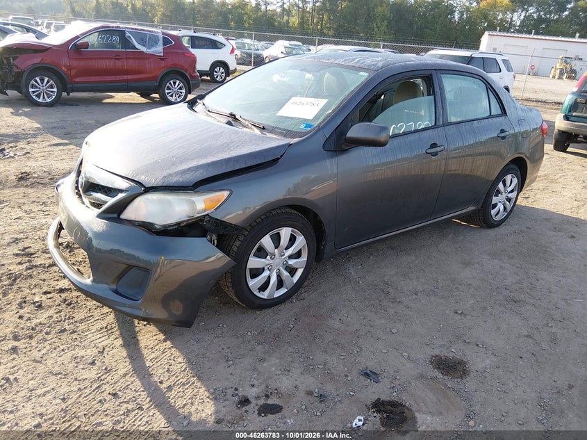 Vin: 2t1bu4ee9cc813744, lot: 46763852, toyota corolla le 20122