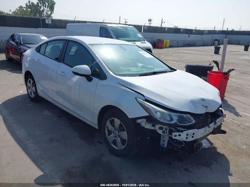 2018 Chevrolet Cruze Ls Auto, Перёд, IAAI, VIN 1G1BC5SM7J7143395