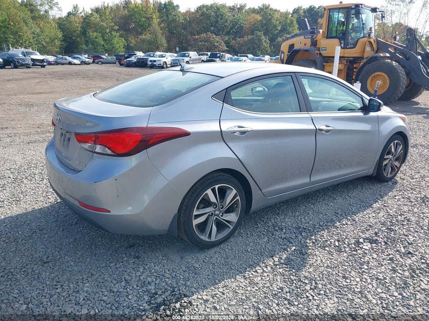 Vin: 5npdh4ae7fh619749, lot: 46763908, hyundai elantra limited 20154