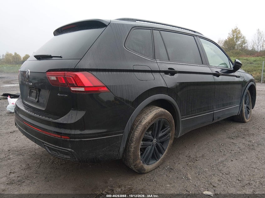 Vin: 3vv8b7ax1nm153980, lot: 46763937, volkswagen tiguan 2.0t se r-line black 20224