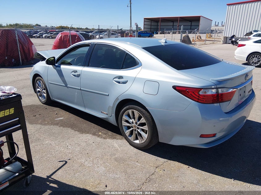 Vin: jthbw1gg8d2005262, lot: 46763943, lexus es 300h 20133