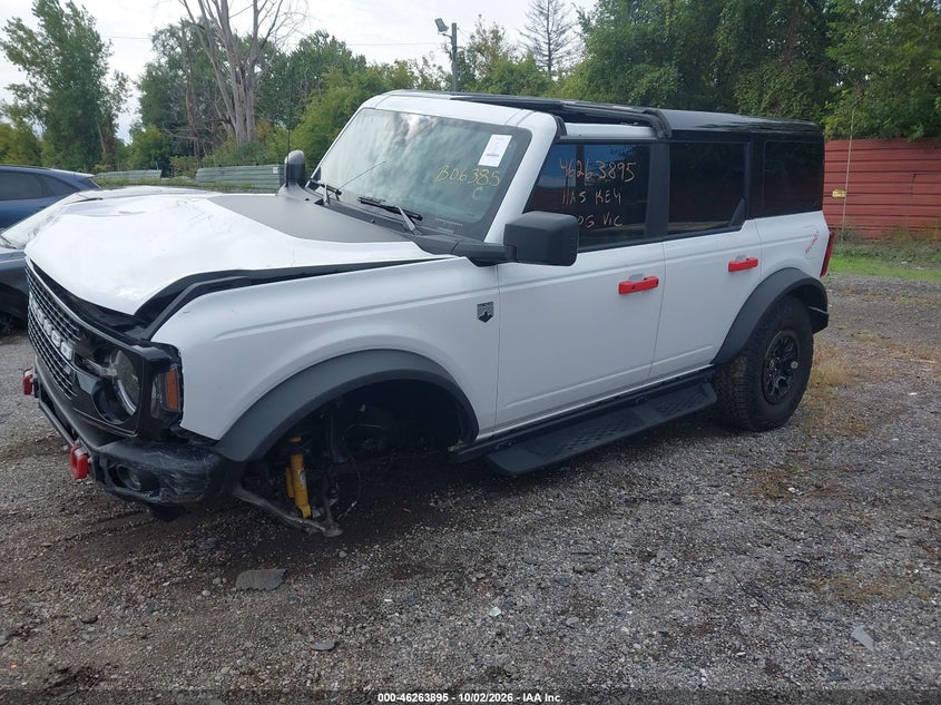 Vin: 1fmee7bh4slb06385, lot: 46763964, ford bronco big bend 20252