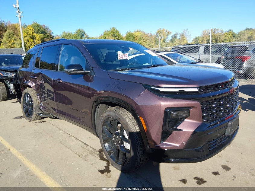 Vin: 1gnevlks8tj155537, lot: 46763989, chevrolet traverse awd rs 2026 img_1