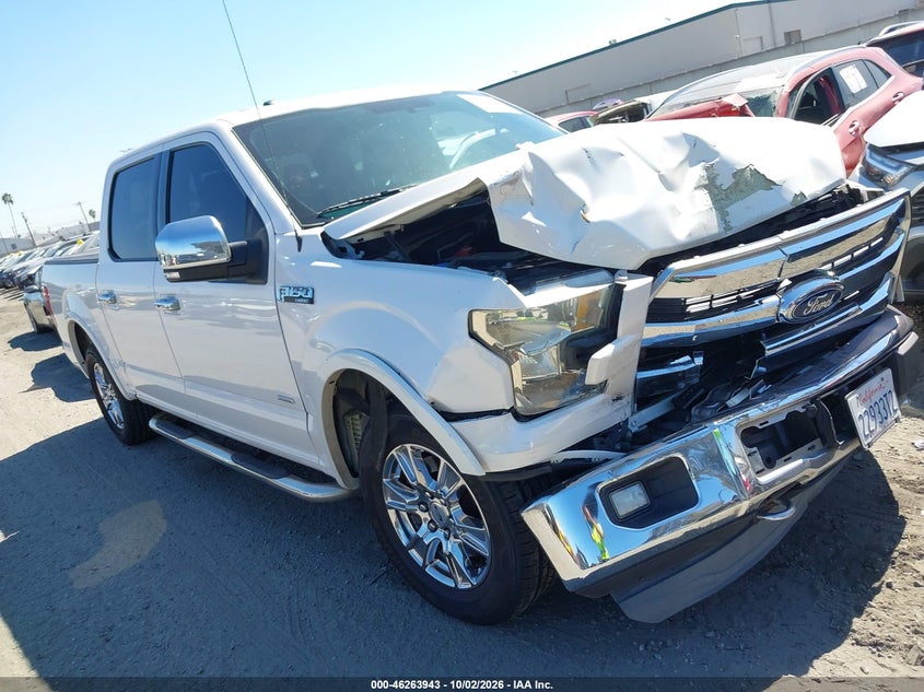 Vin: 1ftew1cp0fke87961, lot: 46764012, ford f-150 lariat 20151