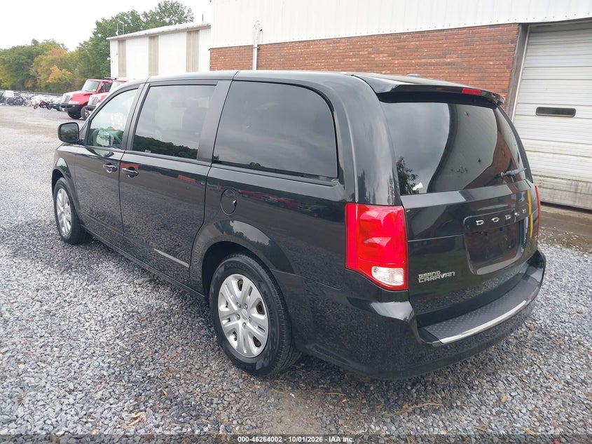 Vin: 2c4rdgbg6jr296759, lot: 46764072, dodge grand caravan se 20183