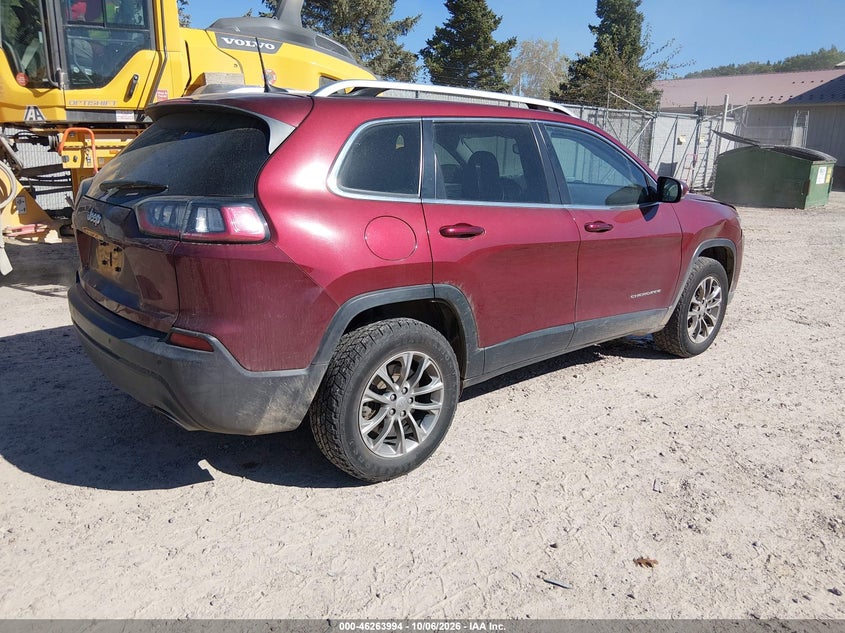 Vin: 1c4pjmlx0ld635518, lot: 46764093, jeep cherokee latitude lux 4x4 20204