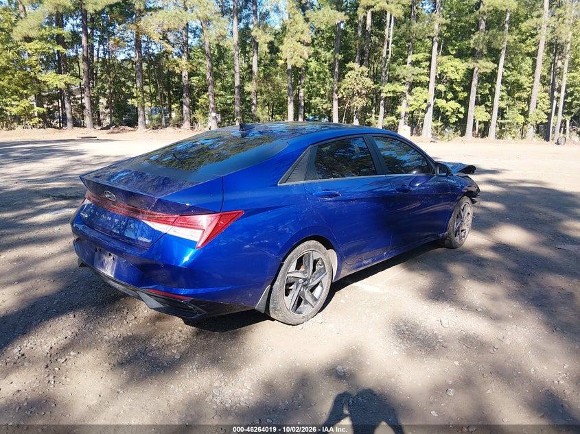 Vin: kmhlp4ag0nu338683, lot: 46764098, hyundai elantra limited 20224