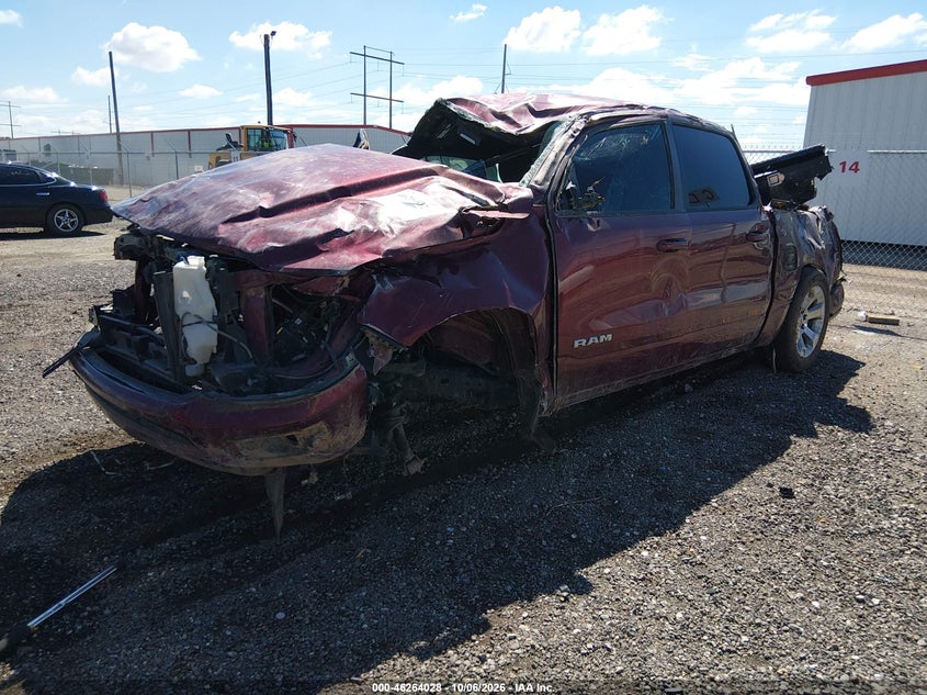 Vin: 1c6srfft3kn598679, lot: 46764108, ram 1500 big horn/lone star  4x4 5'7 box 20192