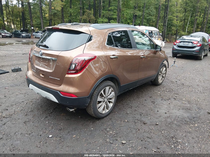 Vin: kl4cjasbxhb128433, lot: 46764160, buick encore preferred 20174