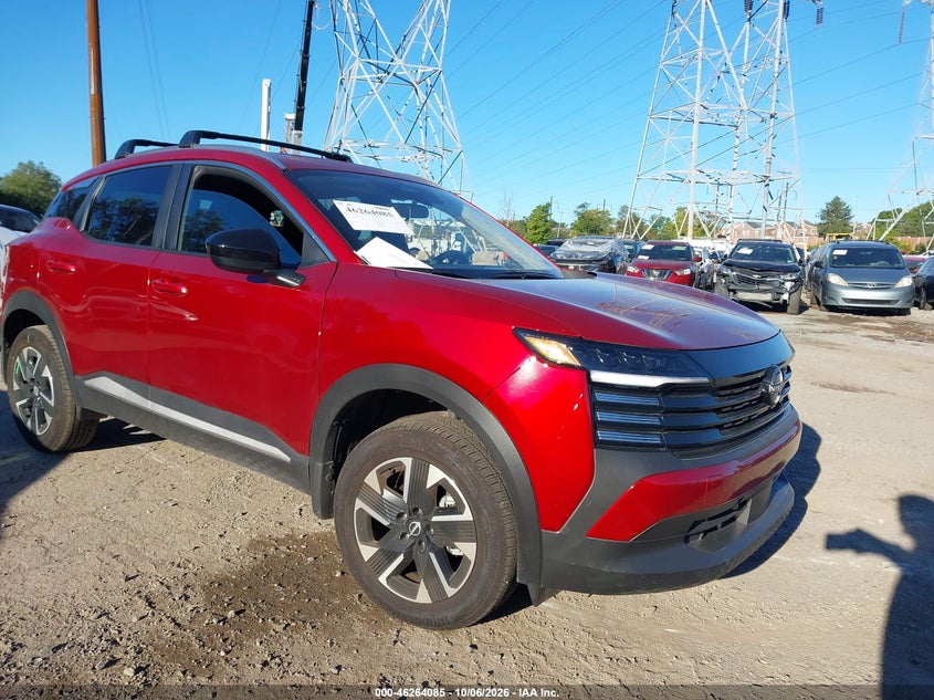 Vin: 3n8ap6cb7tl309590, lot: 46764164, nissan kicks sv 20261