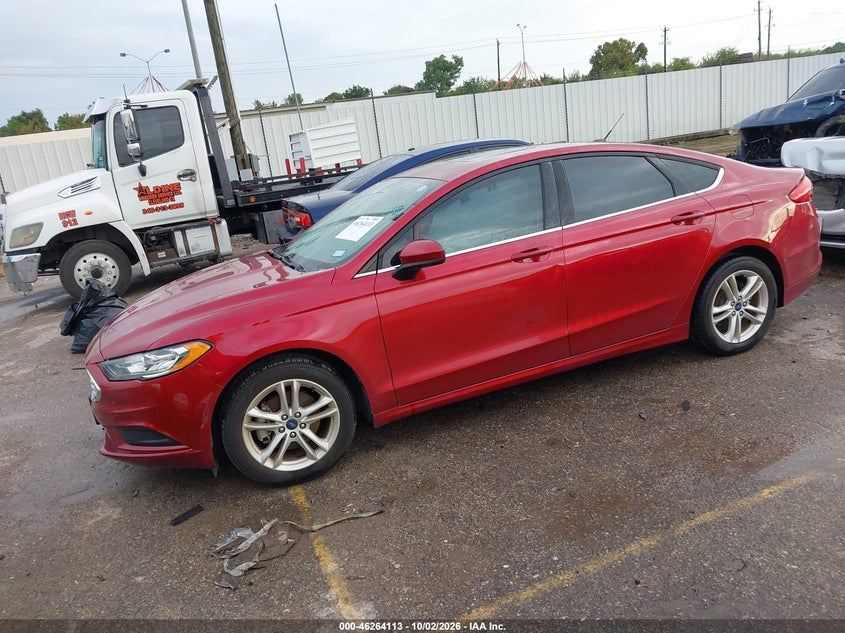 Vin: 3fa6p0hd9jr252656, lot: 46764192, ford fusion se 20182