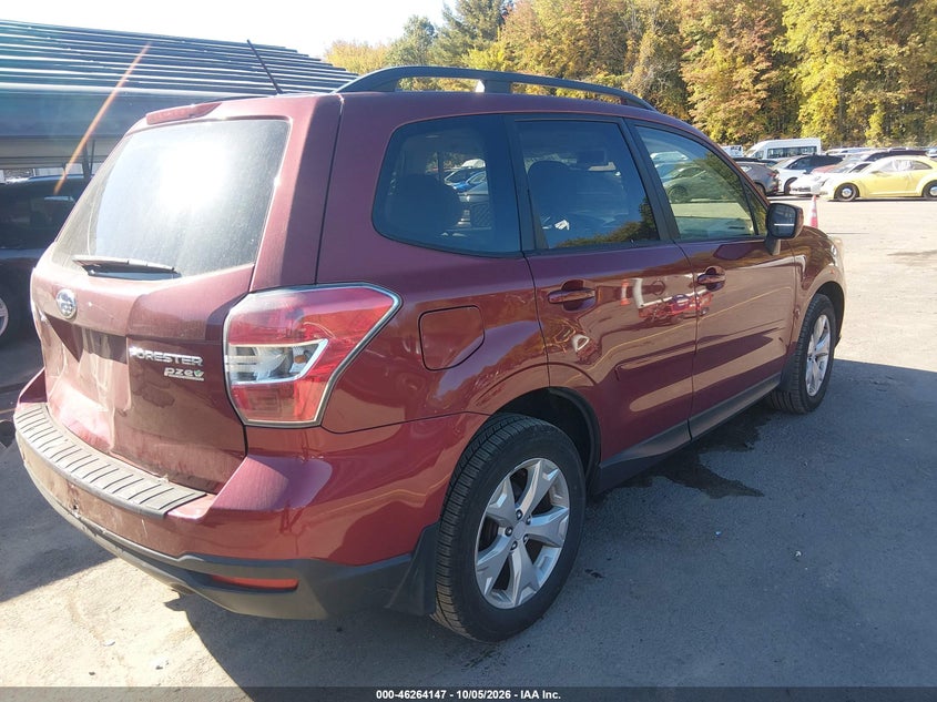 Vin: jf2sjadc2fh459025, lot: 46764226, subaru forester 2.5i premium 20154