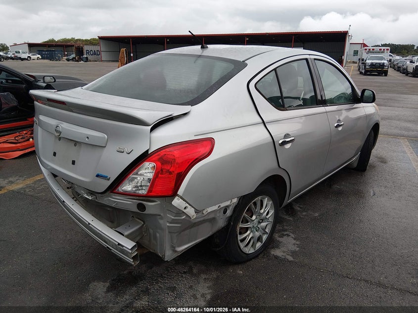 Vin: 3n1cn7ap8el814879, lot: 46764243, nissan versa 1.6 sv 20144