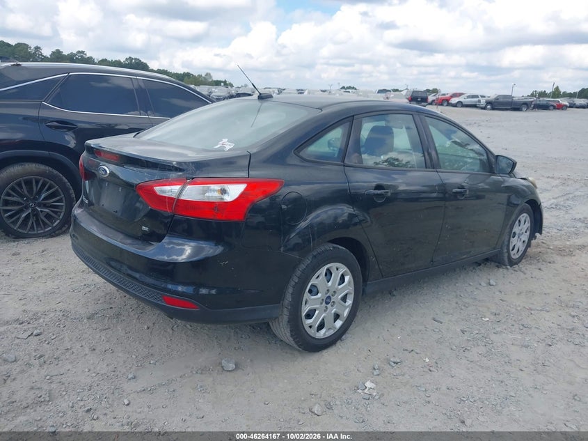 Vin: 1fahp3f20cl252283, lot: 46764246, ford focus se 20124