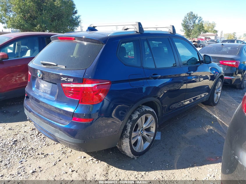 Vin: 5uxwx9c56g0d78174, lot: 46764251, bmw x3 xdrive28i 20164