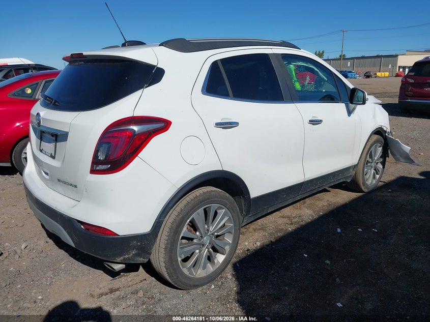 Vin: kl4cjasbxkb942394, lot: 46764260, buick encore fwd preferred 20194