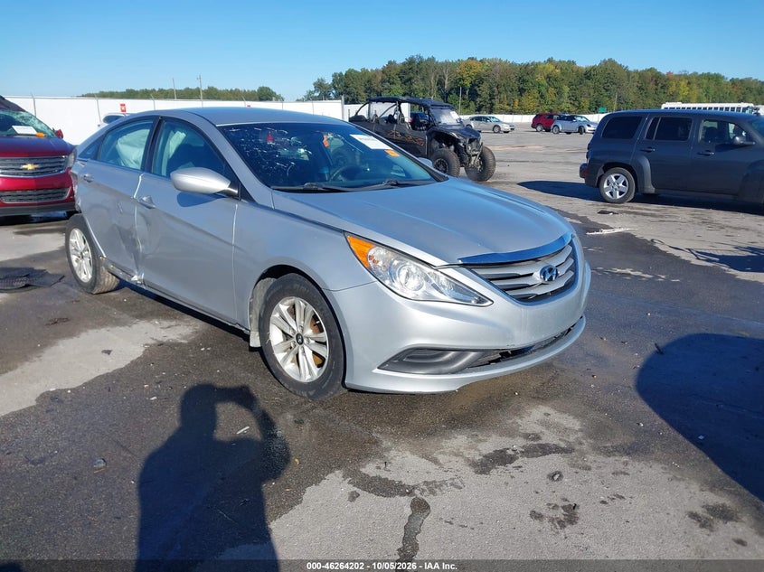 Vin: 5npeb4ac9eh885115, lot: 46764280, hyundai sonata gls 20141