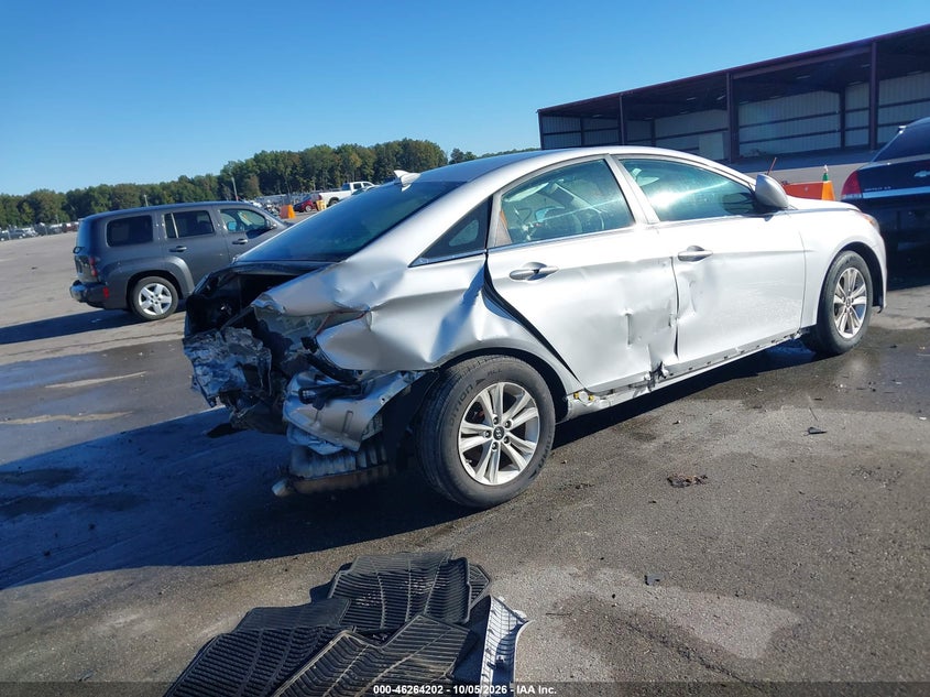 Vin: 5npeb4ac9eh885115, lot: 46764280, hyundai sonata gls 20144