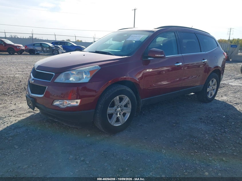 Vin: 1gnkvged7bj283208, lot: 46764285, chevrolet traverse 1lt 20112