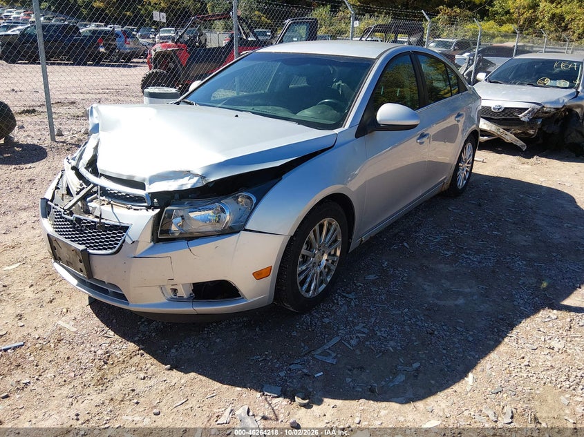 Vin: 1g1pk5s97b7200717, lot: 46764297, chevrolet cruze eco 20112