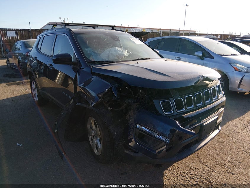 Vin: 3c4njdbb3jt336206, lot: 46764382, jeep compass latitude 4x4 20181