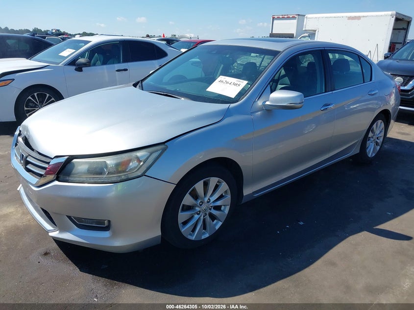 Vin: 1hgcr2f86da164396, lot: 46764384, honda accord ex-l 20132