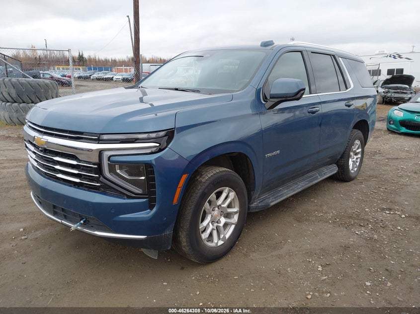 Vin: 1gns6nrdxsr245338, lot: 46764387, chevrolet tahoe 4wd lt 20252