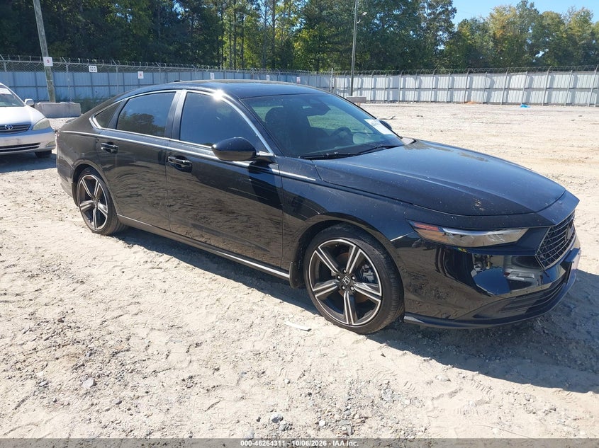 Vin: 1hgcy2f53sa076752, lot: 46764390, honda accord hybrid sport 20251
