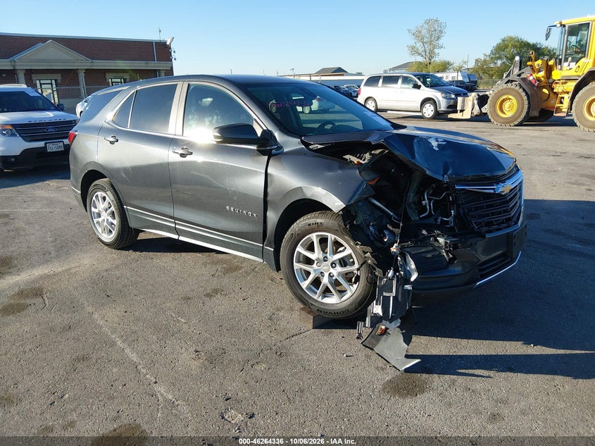 Vin: 3gnaxkev0ns222299, lot: 46764415, chevrolet equinox fwd lt 20221