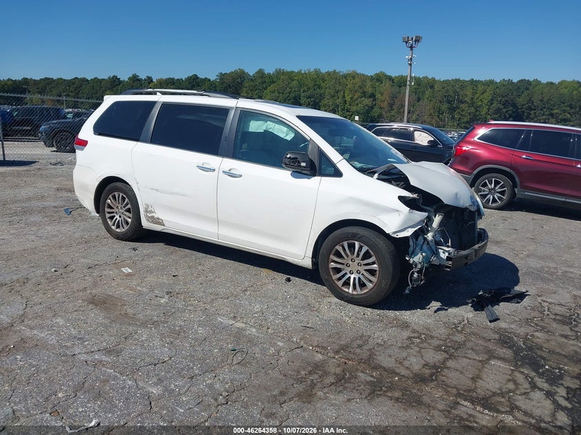 Vin: 5tdyk3dc5bs064490, lot: 46764437, toyota sienna xle v6 20111