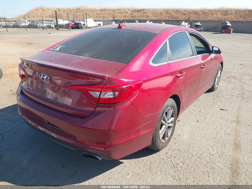 2015 HYUNDAI SONATA auction photo 4