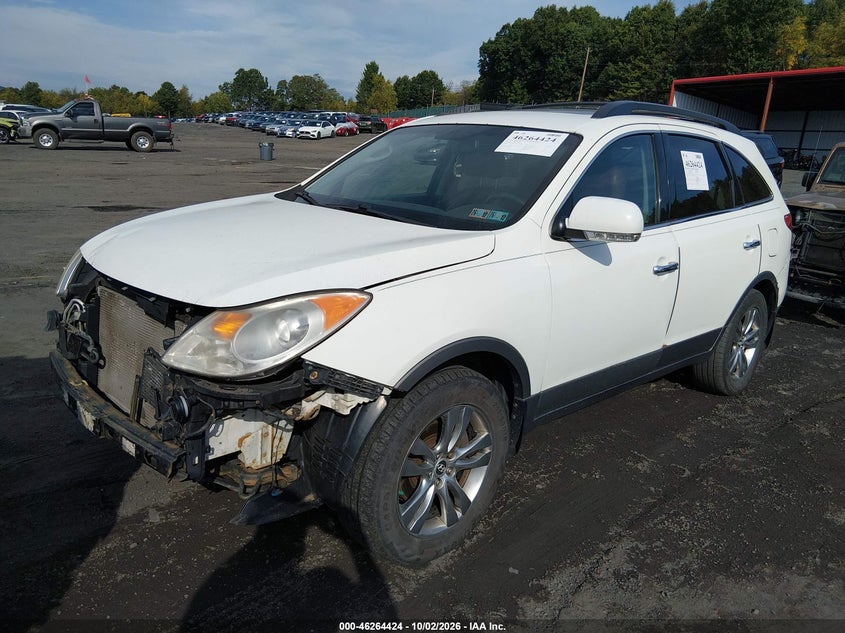 Vin: km8nudccxcu186162, lot: 46764503, hyundai veracruz limited 20122