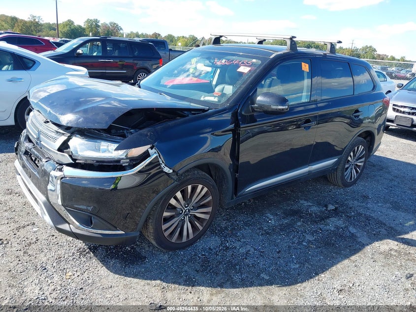 Vin: ja4az3a34kz043494, lot: 46764514, mitsubishi outlander es/le/se/sel 20192