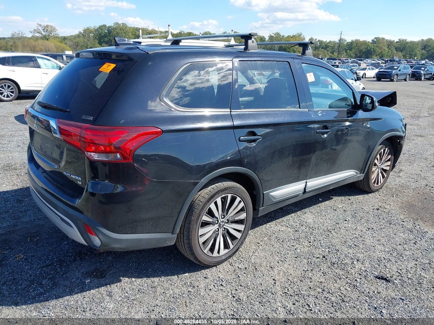 Vin: ja4az3a34kz043494, lot: 46764514, mitsubishi outlander es/le/se/sel 20194