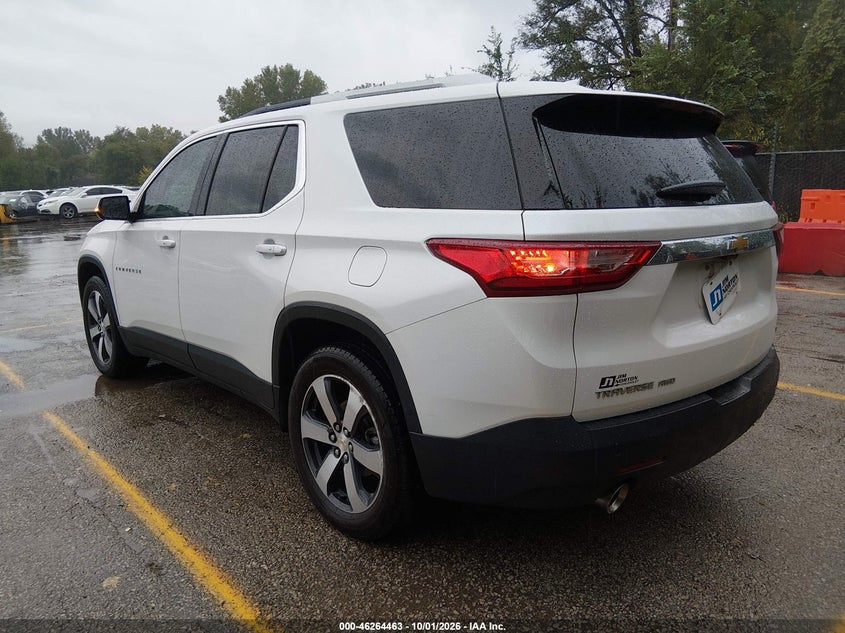 Vin: 1gnevhkw2jj115645, lot: 46764542, chevrolet traverse 3lt 20183