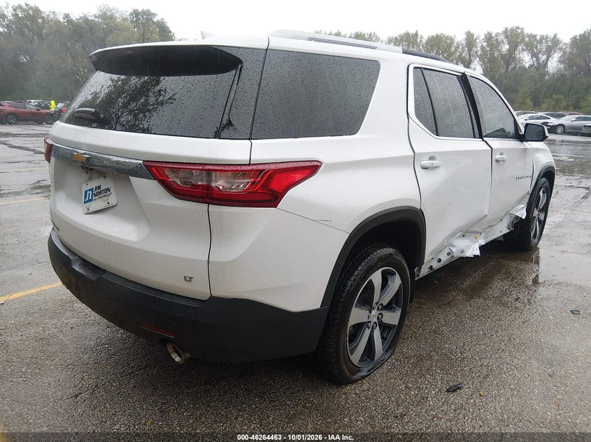 Vin: 1gnevhkw2jj115645, lot: 46764542, chevrolet traverse 3lt 20184