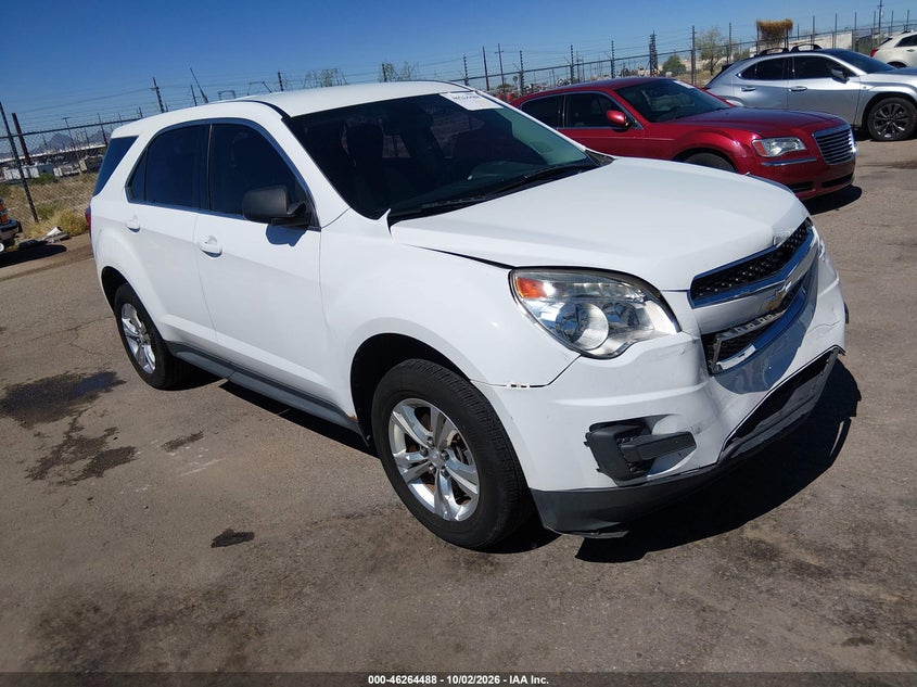 Vin: 2cnalbec7b6221224, lot: 46764567, chevrolet equinox ls 20111