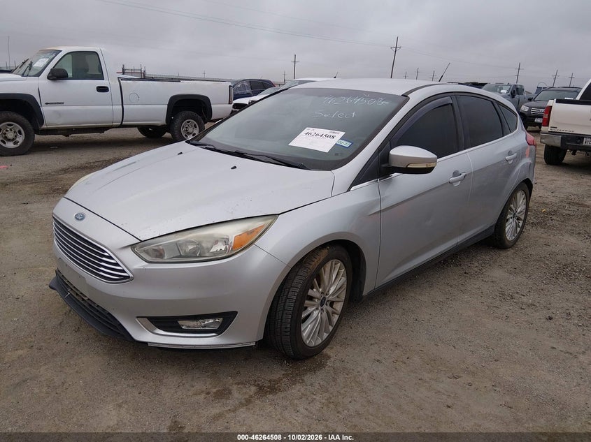 Vin: 1fadp3n23fl278199, lot: 46764587, ford focus titanium 20152