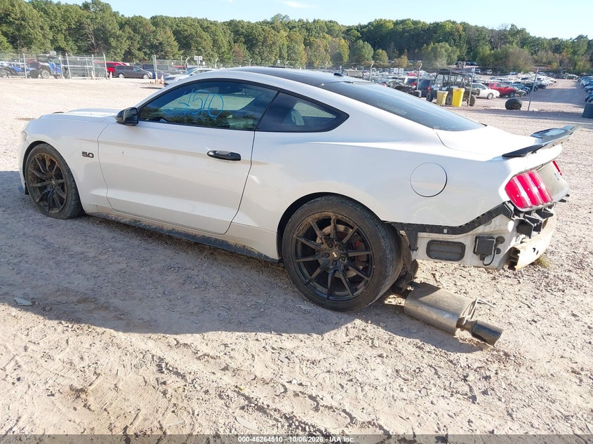 Vin: 1fa6p8cf5h5308189, lot: 46764589, ford mustang gt premium 20173