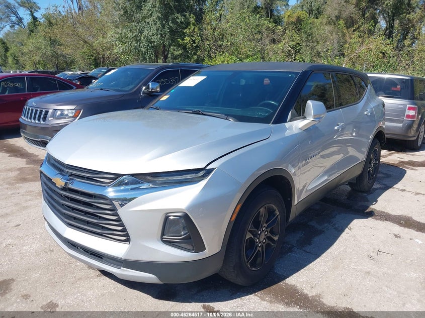 Vin: 3gnkbara5ls588860, lot: 46764596, chevrolet blazer fwd l 20202