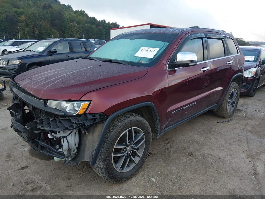 Vin: 1c4rjfbg0jc106790, lot: 46764601, jeep grand cherokee limited 4x4 20182
