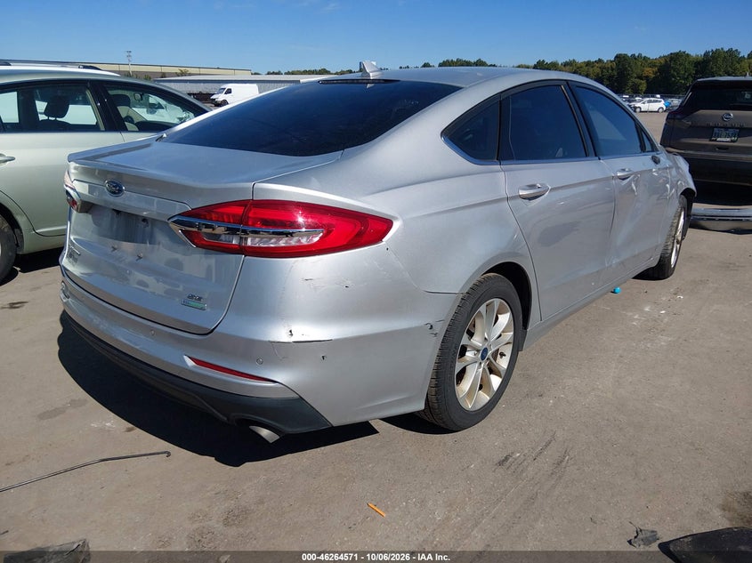 Vin: 3fa6p0hd9kr230836, lot: 46764650, ford fusion se 20194