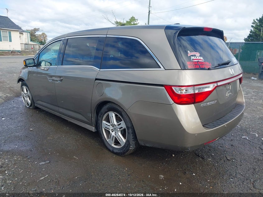 Vin: 5fnrl5h93cb043638, lot: 46764653, honda odyssey touring/touring elite 20123