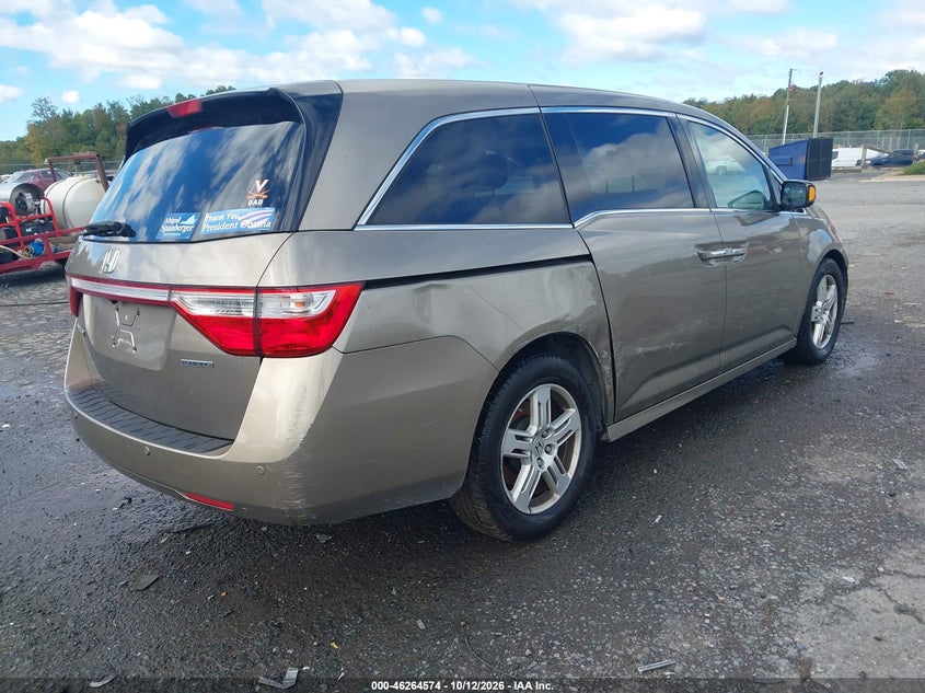 Vin: 5fnrl5h93cb043638, lot: 46764653, honda odyssey touring/touring elite 20124
